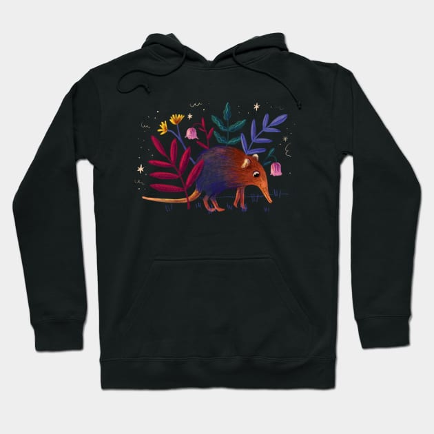 Golden Rumpert Elephant Shrew Hoodie by Auvrea Studio